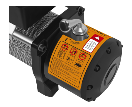 Troliu electric auto 12V 4500W cu forta de tractare 3629 kg si cablu de otel 28 m (KD2196) [8]