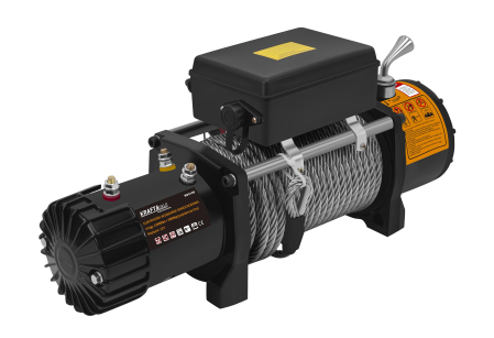 Altele - Troliu electric auto 12V 5000W cu forta de tractare 5900 kg si telecomanda (KD2198)