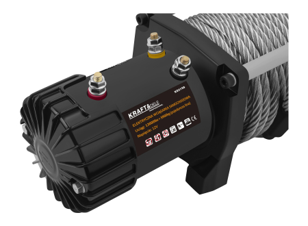 Troliu electric auto 12V 5000W cu forta de tractare 5900 kg si telecomanda (KD2198) [3]