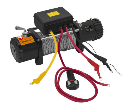 Troliu electric auto 12V 5000W cu forta de tractare 5900 kg si telecomanda (KD2198) [9]