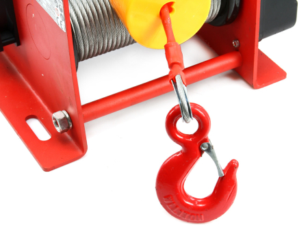 Troliu electric cu cablu 30m, capacitate 300/600 kg (M80785) [6]