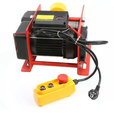 Troliu electric cu cablu 30m, capacitate 300/600 kg (M80785) [3]