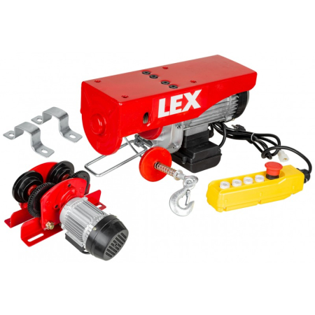 Troliu electric cu carucior rulant 600kg, 1200W, cablu 12m, telecomanda (KD2191+1070) [1]
