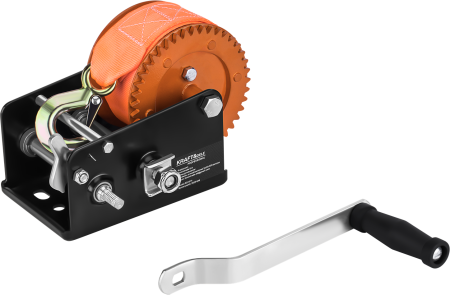 Troliu manual 1150kg 2500lbs cu chinga 10m (KD1314) [3]