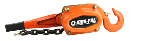 Troliu manual cu lant si clichet 3000 kg, lungime 3m (M80750) [2]