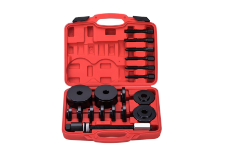 Scule Atelier Auto - Trusa adaptoare presa extras demontat bucse bucsi rulmenti 19piese  55,5-84 mm (KD12517)