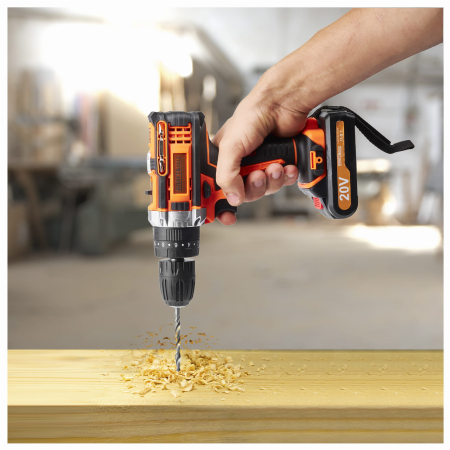 Trusa bormasina cu acumulator 2x 20v 30Nm + accesorii (KD3086) [24]