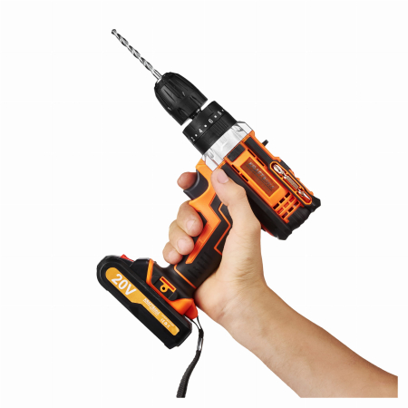 Trusa bormasina cu acumulator 2x 20v 30Nm + accesorii (KD3086) [19]