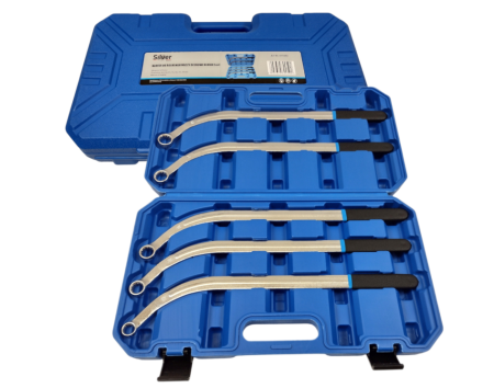 Trusa chei 13-19mm montat tensionat curele distributie, role intinzatoare, chei inelare brat lung (S11950) [7]