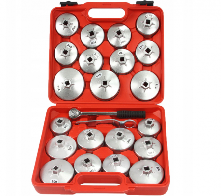 Filtre ulei - Trusa chei aluminiu capace filtru ulei 23piese (M57611)