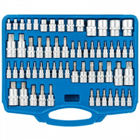 Trusa chei biti torx, tubulare E-torx, torx plus 60piese (S-ST60B) [2]