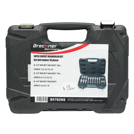 Trusa chei imbus hexagonale metrice 17piese 3-14mm H3-H14 DISLN86 (BK78288) [1]