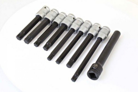 Trusa chei impact chiuloasa ½ 9 piese hex torx E (A-SC9HS) [1]