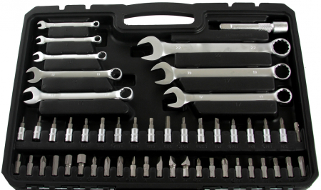Trusa chei scule tubulare fixe combinate E torx capete surubelnita clichet 110 piese (M58221) [6]
