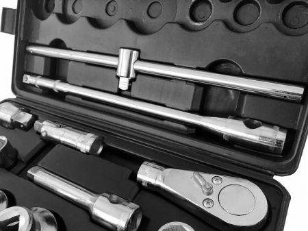 Trusa chei tubulare 21-65mm hexagonale 6 colturi de forta 3 4 și 1 tol (V39080) [4]