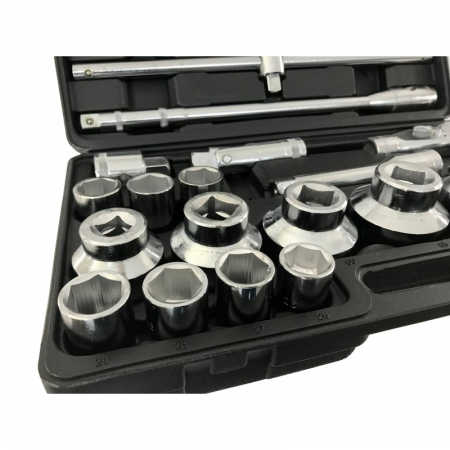 Trusa chei tubulare 21-65mm, hexagonale de forta 3 4 si 1 tol (SK-026-01) [3]