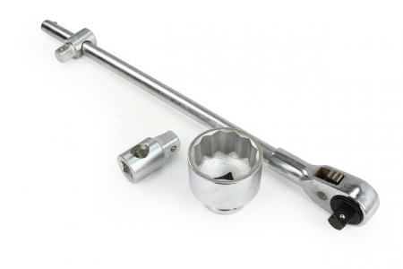 Trusa chei tubulare 26 piese 21-65mm bihexagonale 12 colturi de forta 3 4 și 1 tol (M58251) [7]