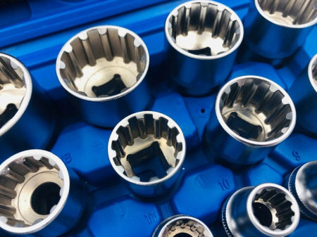 Trusa chei tubulare 8-32mm universale 19piese cu colturi stelat patrat hexagonal (G13546) [3]
