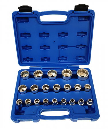 Trusa chei tubulare 8-36mm universale 21piese cu colturi stelat patrat hexagonal (SK-021-03) [0]