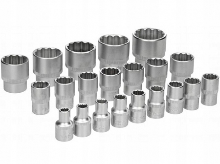Trusa chei tubulare 8-36mm universale 21piese cu colturi stelat patrat hexagonal (V39104) [6]