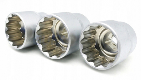 Trusa chei tubulare 8-36mm universale 21piese cu colturi stelat patrat hexagonal (V39104) [1]