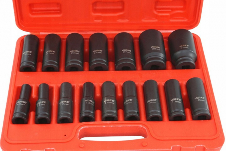 Trusa chei tubulare de forta impact ½ 10-32mm intarite CR-Mo (V39462) [7]