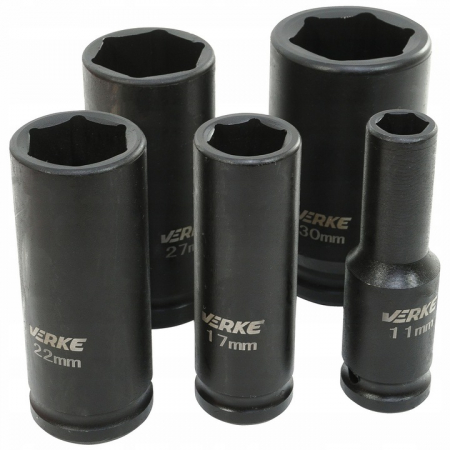 Trusa chei tubulare de forta impact ½ 10-32mm intarite CR-Mo (V39462) [4]