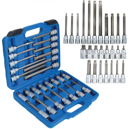 Trusa chei XZN stelate spline ½ 26piese lungi (S-SS2612) [0]