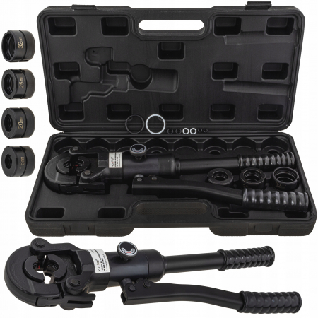 Clesti / prese pentru sertizat - Trusa cleste hidraulic sertizat tevi tip PEX cu bacuri 16-32mm (VRF07223-2)