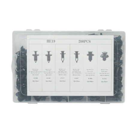 Trusa clipsuri plastic auto universale 200 piese DISUE82 (BK19963) [2]