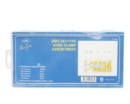 Trusa coliere furtun cu cheita 26 piese DISFH48 (BK92192) [2]