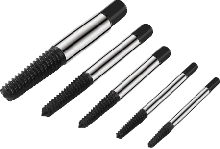 Trusa complet extras suruburi rupte burghie extractoare 3-22mm cu filet invers 5 piese (KD10263) [3]