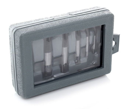 Trusa complet extras suruburi rupte burghie extractoare 3-26mm cu filet invers 8 piese (KD10262) [10]