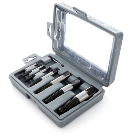 Trusa complet extras suruburi rupte burghie extractoare 3-26mm cu filet invers 8 piese (KD10262) [2]