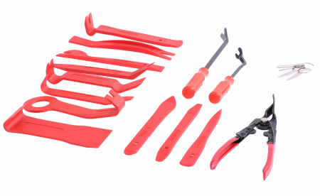 Trusa demontat radio tapiterii cleme auto 19piese (KD1135) [6]