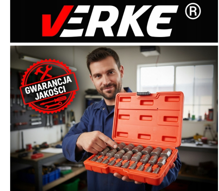 Trusa extractoare pentru suruburi rupte 25piese (V86487) [9]