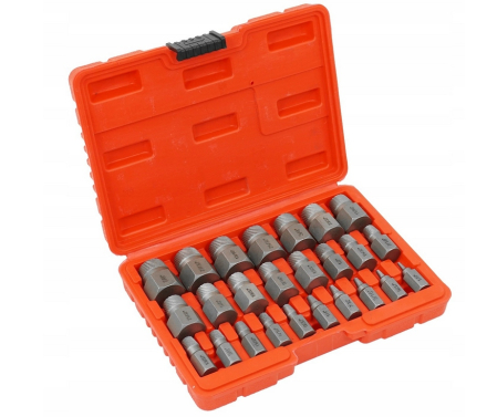 Trusa extractoare pentru suruburi rupte 25piese (V86487) [12]