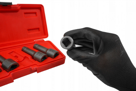 Trusa extractoare pentru suruburi rupte ½ 8-16mm 5piese (V86482) [3]