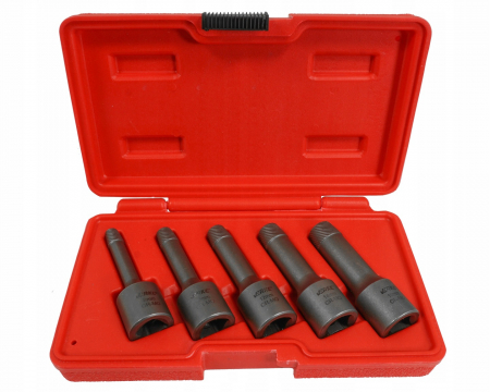Trusa extractoare pentru suruburi rupte ½ 8-16mm 5piese (V86482) [1]