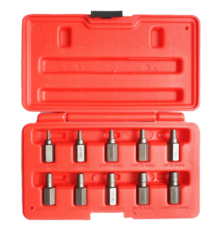 Trusa extractor suruburi si piulite deteriorate 10 piese DISME47 (BK78628) [2]