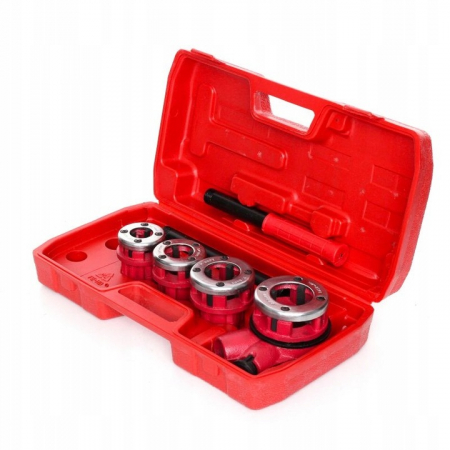 Trusa filetat teava tevi 4piese  ½, ¾, 1, 1 ¼ (KD330) [3]