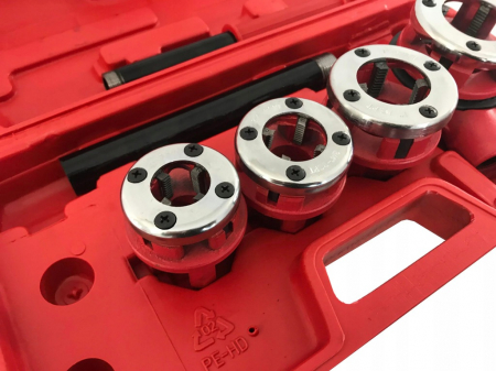 Trusa filetat teava tevi 4piese  ½, ¾, 1, 1 ¼ (V07512) [2]