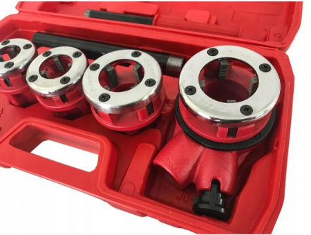 Trusa filetat teava tevi 4piese  ½, ¾, 1, 1 ¼ (V07512) [1]