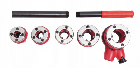 Trusa filetat teava tevi 5piese ⅜, ½, ¾, 1, 1 ¼ (M55810) [2]