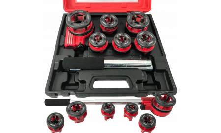 Trusa filetat teava tevi 6piese  ¼, ⅜, ½, ¾, 1, 1 ¼ (V07516) [12]