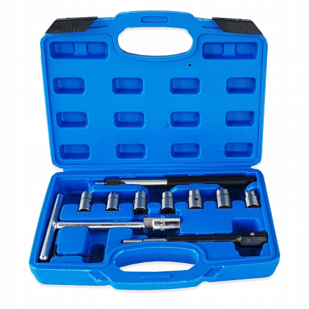 Trusa freze pentru injectoare 10piese curatat reconditionat orificiu scaun (S11611) [2]