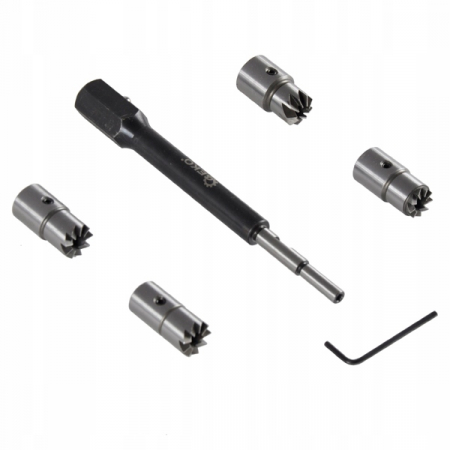 Trusa freze pentru injectoare 5piese curatat reconditionat orificiu scaun (G02659) [6]
