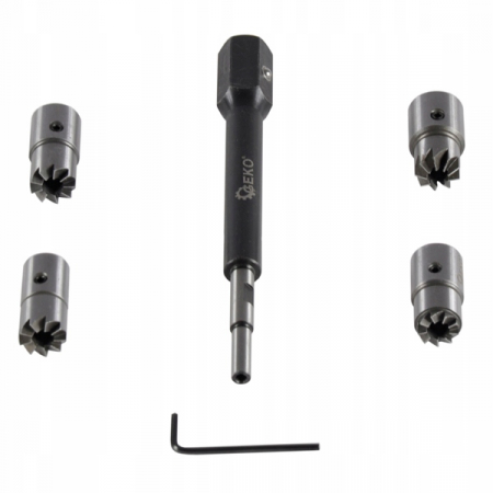 Trusa freze pentru injectoare 5piese curatat reconditionat orificiu scaun (G02659) [7]