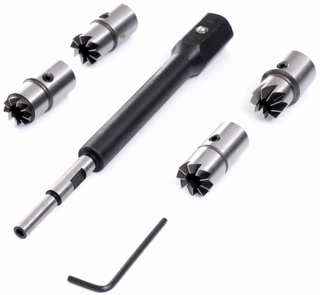 Trusa freze pentru injectoare 6piese curatat reconditionat orificiu scaun (KD10056) [6]