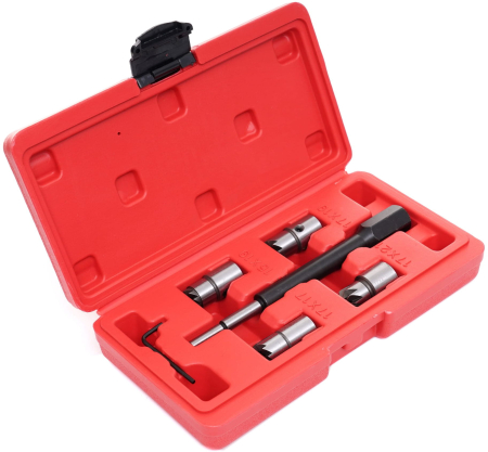 Altele - Trusa freze pentru injectoare 6piese curatat reconditionat orificiu scaun (KD10056)